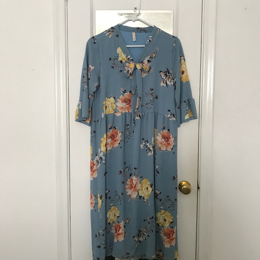 Orange Creek Floral Dress
